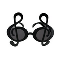 Black G Clef Fanci-Frames Glasses